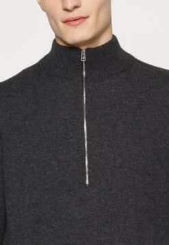 Tiger Of Sweden Owain - Trui - Dark Grey Mel -Even&Odd 3a680e030e98494184267a27d8cc5172