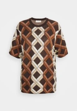 Tiger Of Sweden Leara - T-Shirt Print - Brown 18 Tiger Of Sweden Leara - T-Shirt Print - Brown -Even&Odd 55f7b8b0f8194782960d0a7adbba4c45