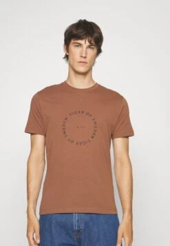 Tiger Of Sweden Dillan - T-Shirt Print - Golden Copper