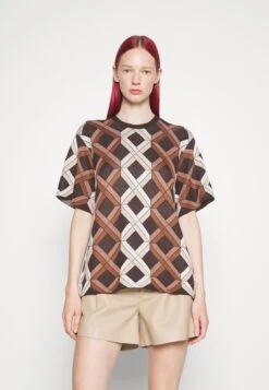 Tiger Of Sweden Leara - T-Shirt Print - Brown 13 Tiger Of Sweden Leara - T-Shirt Print - Brown -Even&Odd 91576aeaa924462e9d23b729714fc7f8