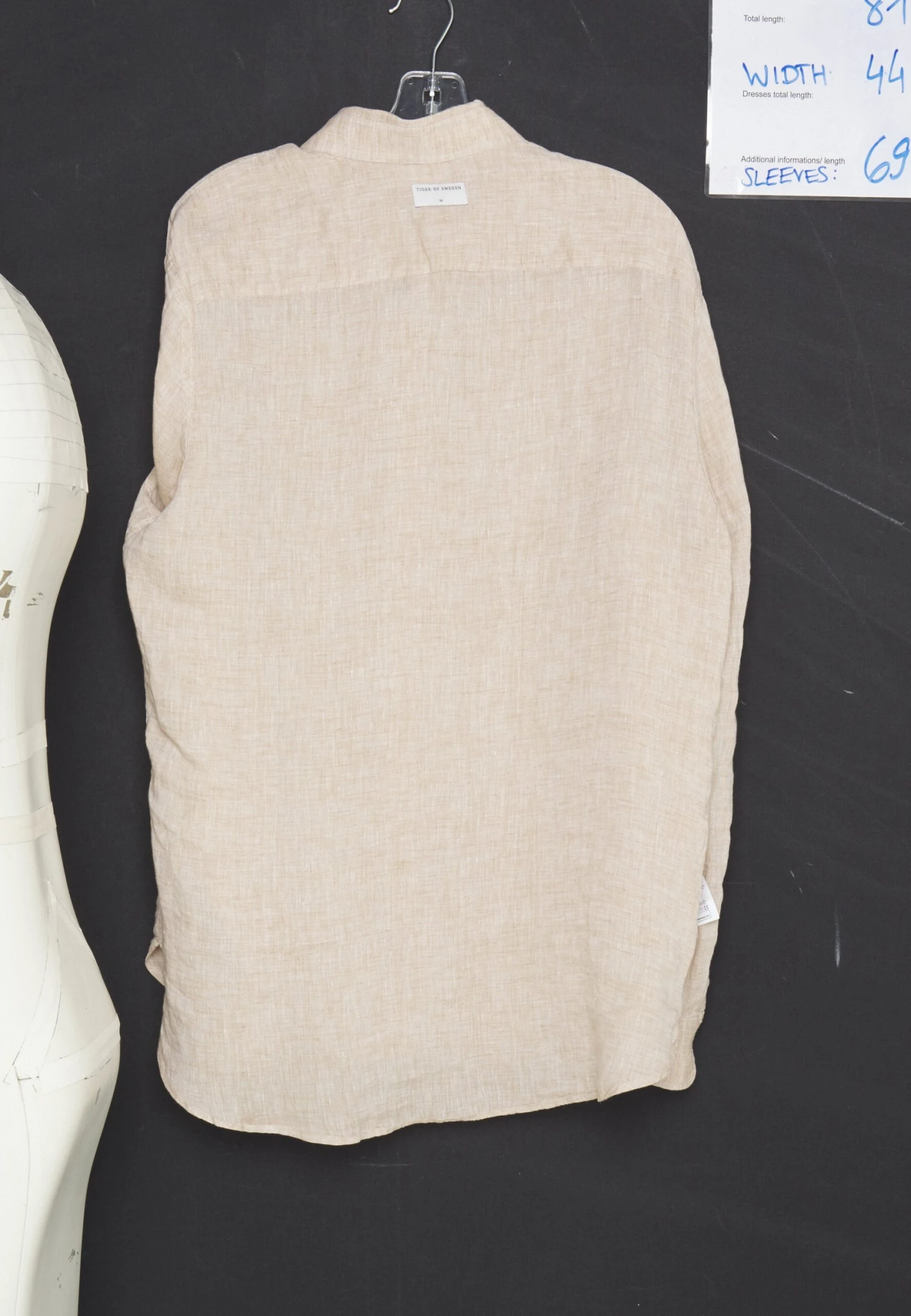 Tiger Of Sweden Benjamins - Overhemd - Beige 9 Tiger Of Sweden Benjamins - Overhemd - Beige - Afbeelding 7