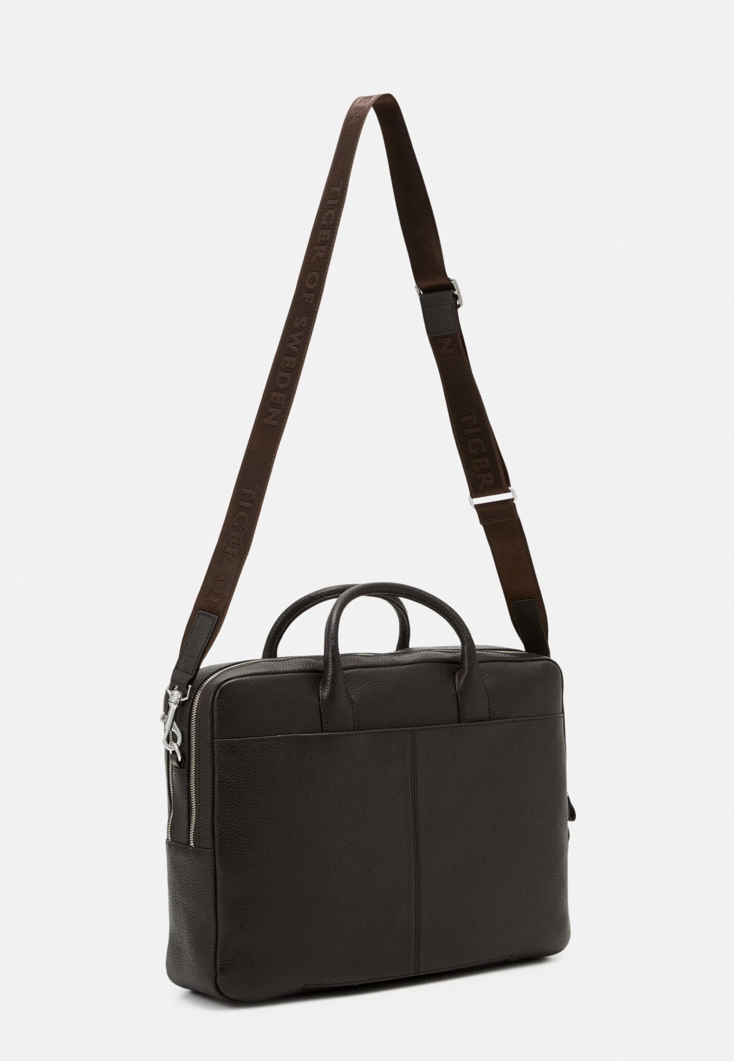 Tiger Of Sweden Beroun Unisex - Aktetas - Dark Brown 4 Tiger Of Sweden Beroun Unisex - Aktetas - Dark Brown - Afbeelding 2