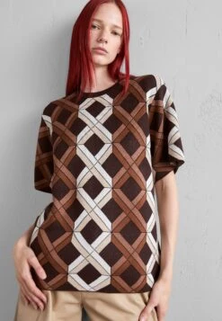 Tiger Of Sweden Leara - T-Shirt Print - Brown