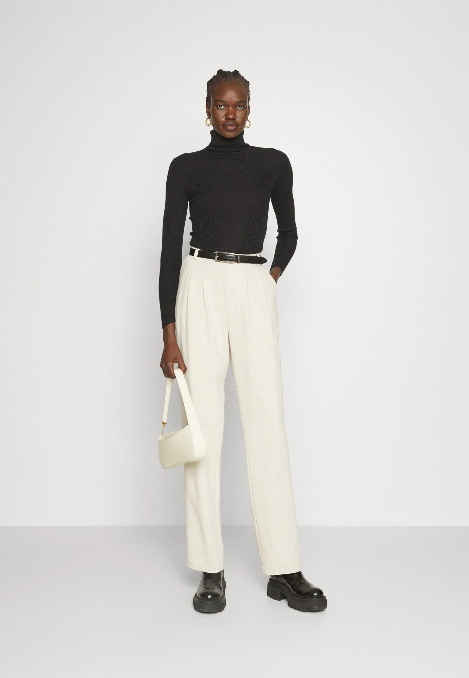 Tiger Of Sweden Caprio - Trui - Dark Grey Melange 4 Tiger Of Sweden Caprio - Trui - Dark Grey Melange - Afbeelding 2