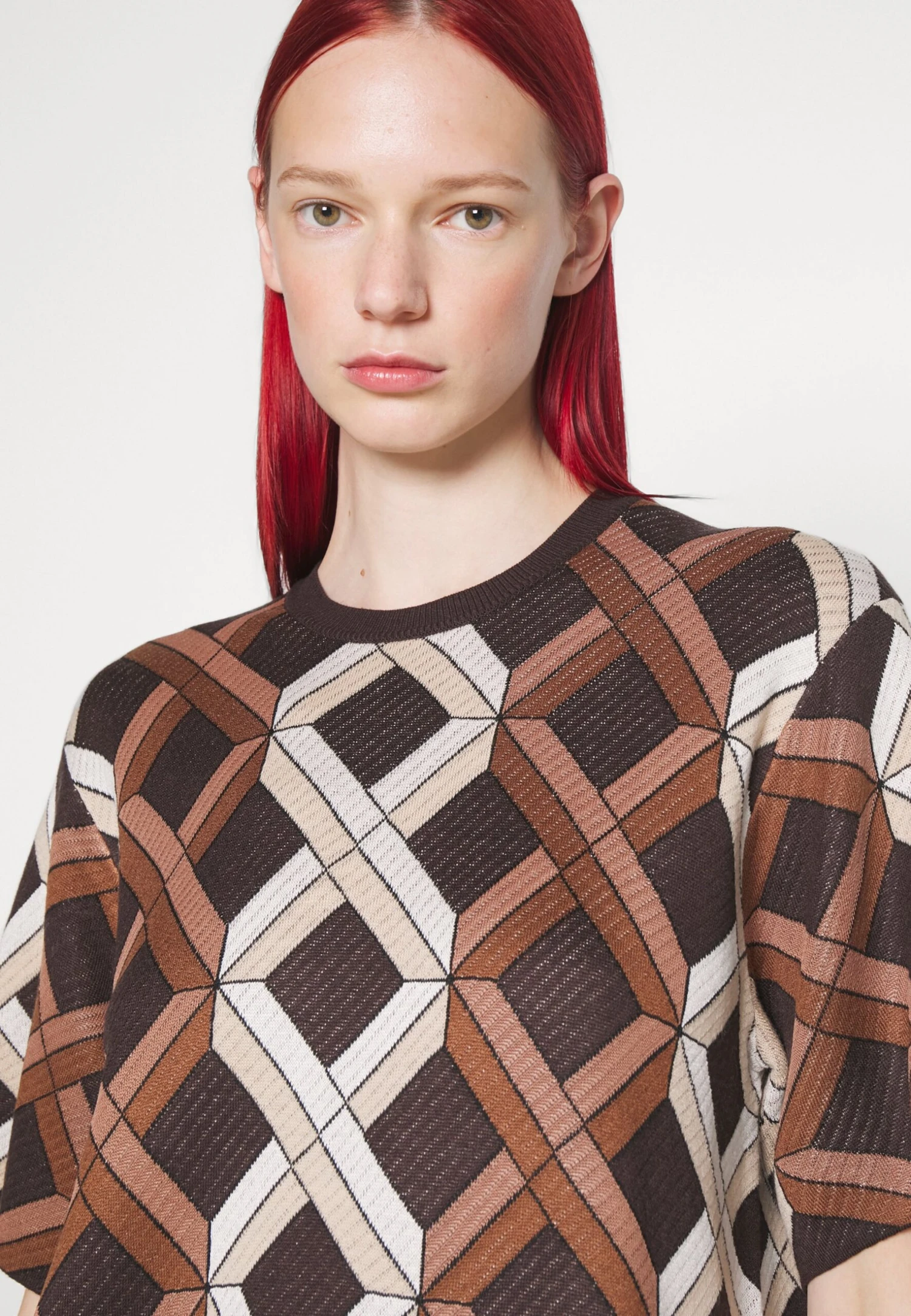 Tiger Of Sweden Leara - T-Shirt Print - Brown 8 Tiger Of Sweden Leara - T-Shirt Print - Brown - Afbeelding 6